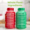 Balance of Nature Fruits and Veggies Supplements - Whole Fruit and Vegetable Ingredients for Women, Men, and Kids - 90 Fruit Capsules, 90 Veggie Capsules - 1 Set