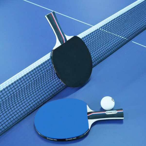 Ping Pong Paddles Set of 4 Premium Table Tennis Rackets 3-Star Ping Pong Balls(8) with Ping Pong Paddle Case Professional Table Tennis Paddles Set for Indoor & Outdoor Games