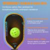 Pickleball Paddle - Carbon Fiber Pickleball Paddle with 16mm Thermoformed Power Core, 3K Raw Carbon Fiber Surface for Superior Spin & Consistency