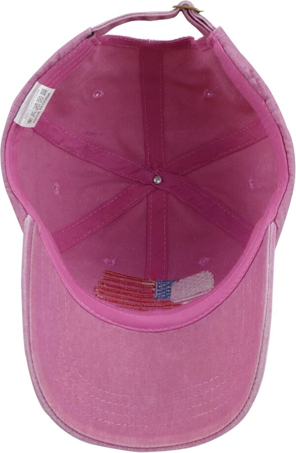 Pickleball Hats for Men Women, Adjustable Cotton American Flag Baseball Cap