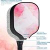 Pickleball Paddles, USAPA Approved Carbon Fiber Pickleball Paddle, Polypropylene Honeycomb Core Pickleball Racket Sets with Wristband & Paddle Cover, Pickleball Gifts for Beginners