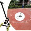 Playing Field Line Striping Machines, with Drawing Circle Kit, Floor Tape Applicator, Pickleball Court Marking Kit for Driveway, Asphalt Or Concrete, Basketball Courts, Road Warning,B(