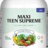 Maxi Health Teen Supreme HIS Vitamins for Teen Boys (60) - Teen Multivitamin for Young Men Ages 12 17 - Daily Teen Vitamins for Nutrition, Energy, Immune Support, Antioxidants & Teen Boy Needs