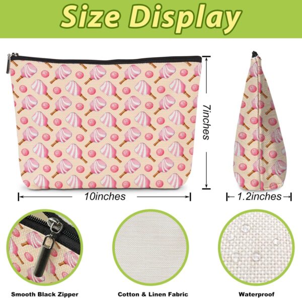 Funny Pickleball Gifts for Women Girls Pickleball Lover Player Gifts Pickleball Cosmetic Bag Makeup Bag Friendship Gifts for Female Daughter Sister Friend Bestie Mom Graduation Birthday Mothers Day