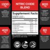 Extra Strength Nitric Oxide Supplement 3X Strength L Arginine, Citrulline Malate, AAKG, Beta Alanine - Premium Muscle Supporting Nitric Booster - Natural Energy & Heart Health Support - 180 Capsules