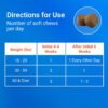 Cosequin Joint Health Supplement for Dogs - With Glucosamine, Chondroitin, MSM, and Omega-3's, 120 Soft Chews