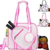 Luxury Pickleball Bags for Women, Cute Paddle Bag Gifts