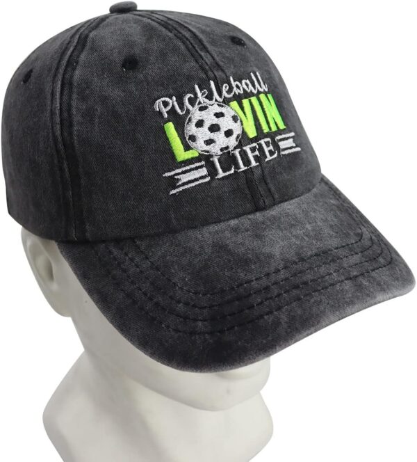 Dink Responsibly Pickleball Hat for Men Women, Funny Pickleball Balls Gifts, Adjustable Embroidered Baseball Cap