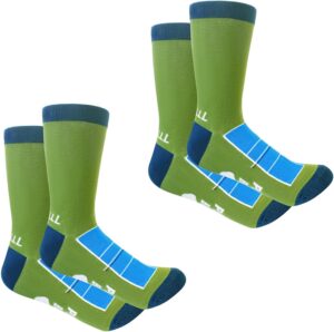 KOFULL Fun Pickleball Themed Socks，Sweatbands For Men and Women, Great Pickleball Gift