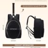 Sucipi Tennis Bags for Women, Quilted Tennis Racket Bag Backpack for Tennis Racquet, Pickleball Paddles, Badminton