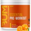 RAW Essential Pre-Workout Powder (Orange) - Chris Bumstead Sports Nutrition Supplement for Men & Women - Preworkout Energy Powder with Caffeine, L-Citrulline, L-Tyrosine, & Beta Alanine Blend