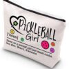 XYANFA Pickleballs Makeup Bag Pickle ball Player Gift Pickleballs Lover Gifts Pickleball Cosmetic Bag (PickleballS)