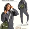 Pickleball Bag, 3-in-1 Mens and Womens Single Pickleball Sling Bag, Adjustable and Removable Sling Bag Water Bottle Bag and Mobile Phone Bag with Fence Hook Zippered Pockets (Bag Only)