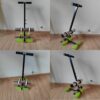 Hand-Push Tape Sticking Machine, Pickleball Court Marking Kit, Basketball Lines for Driveway, Concrete, Asphalt, Backyard with Circle Drawing to