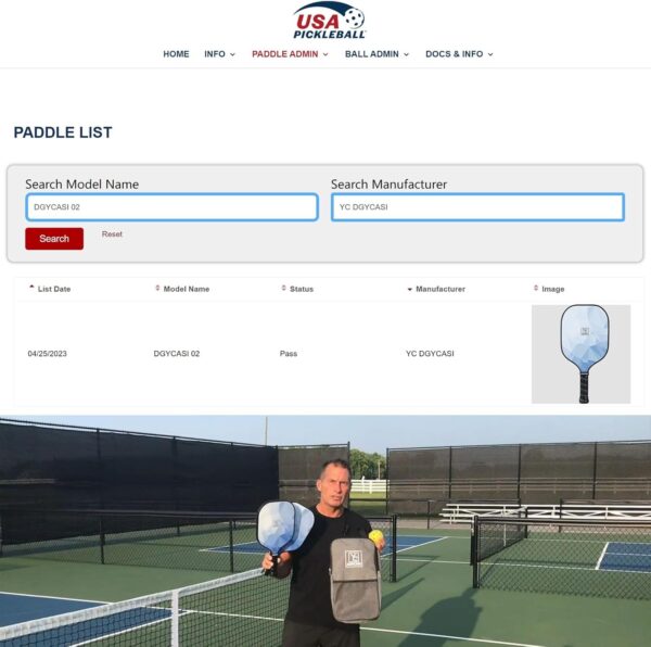 71L3rPaeKsL._AC_SL1500_.jpg Pickleball Paddles Set of 2, 2025 USAPA Approved Pickleball Set, Fiberglass Lightweight Pickle Ball Rackets 2 Pack, 2 Outdoor Pickleball, 2 Indoor Pickleball Balls, 1 Pickleball Bag for Women and Men