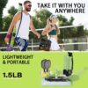 17 Balls Pickleball Ball Retriever & Ball Holder Storage with Strap, Back Saver for Pickleball Accessories, Quick for Pickleball Tube Ball Pickup