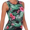 LURANEE Women's Workout Athletic Tank Tops Quick Dry Sun Protection Yoga Gym Crop Sleeveless Shirts