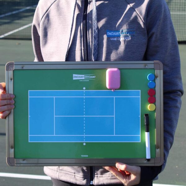 Magnetic Dry Erase Coach's Board, for Tennis and Pickleball Training, Great for Drills, Strategy, and Conditioning