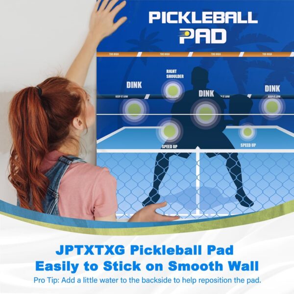 Dink Master Pickleball Practice Board,Practice Your Dinks and Improve Your Game-Transform Any Wall into a Pickleball Court,Pickleball Dink Board Quickly Improve Your Forehands,Dink Shots and Volleys