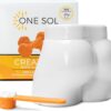 One Sol Creatine for Women Booty Gain, All Natural Women's Creatine Powder with Creapure, Increase Lean Muscle Mass, Reduce Recovery Time, Promotes Brain & Bone Health (Unflavored, 100 Servings)