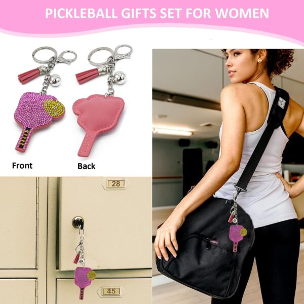 Pickleball Gifts for Women, Funny Pickleball Birthday Gifts Basket for Wife Mom Grandma Aunt Sister Friends, PB Accessories Set with Hat Tumbler for Lady Player