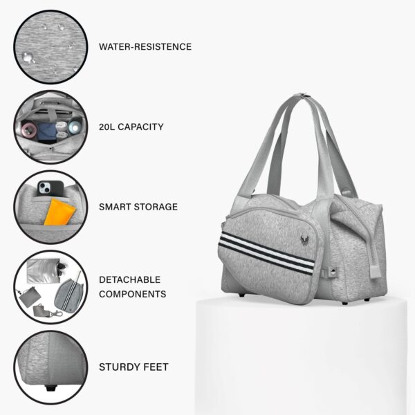 Pickleball Bag – Neoprene Duffel with Detachable Paddle Case, Shoe Compartment & Large Capacity for Men & Women