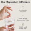 BIOptimizers Magnesium Breakthrough Supplement 4.0-7 Forms of Mg: Glycinate, Malate, Citrate, and More - Natural Support for Sleep and Cognitive Function - 30 Capsules- Calming Vitamins Complex