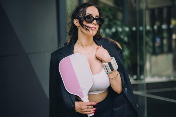 Brooklyn Pickleball Co. | Premium Carbon Fiber Paddle | USAPA Approved | Honeycomb Core | Cushioned Grip | Single Pickle-Ball Racket | 2025 Stylish Pickle Ball Paddles for All Skill Levels