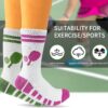 KOFULL Pickleball Gifts for Women and Men, Pickleball Accessories, Cotton Men's Novelty Socks 2 Pairs for Pickleball, Tennis