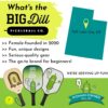 Big Dill Pickleball Backpack | Large Pickleball Bag with Shoe Compartment for 8+ Paddles & Accessories, Insulated Pocket