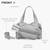 Pickleball Bag – Neoprene Duffel with Detachable Paddle Case, Shoe Compartment & Large Capacity for Men & Women