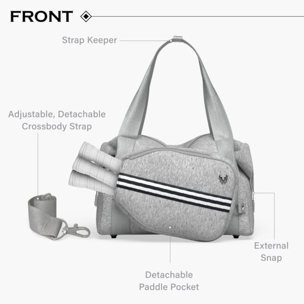 Pickleball Bag – Neoprene Duffel with Detachable Paddle Case, Shoe Compartment & Large Capacity for Men & Women