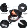 Large Black Sling Bag for Men and Women - Sport Crossbody Backpack for Pickleball, Tennis, Racketball