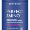 BodyHealth PerfectAmino Powder - BCAA and EAA Powder for Pre and Post Workout - Amino Acid Energy Drink to Support Lean Muscle and Recovery - NSF Certified for Sport - Mixed Berry - 66 Servings