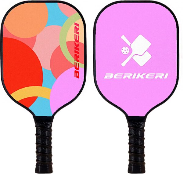 Pickleball Paddles Set of 2 - USAPA Pro Pickle Ball Rackets Set with Balls & Bag