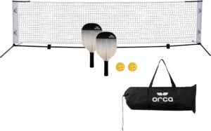 Orca Pickleball Nets Multiple Styles, Full Court and Half Court Sets, Perfect for Indoor and Outdoor Pickleball Games