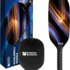 71Nx-grMUFL._AC_SL1500_.jpg Edgeless Graphite T700 Multilayer Carbon Fiber Pickleball Paddles, Longer Handle Comfort Grip, Large Sweet Spots, USAPA Approved, for Intermediate & Advanced Players