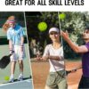 Pickleball Balls, 6 Packs 40 Holes Premium Outdoor Pickleball Balls with Great Bounce, Pickle Ball Accessories, Ideal for All Skill Levels