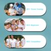 Uniharpa Tennis Score Keeper for Racket Padel,Tennis Racket Pickleball Paddle Scorekeeper,Small Score Board Counter for Tennis Trainer,Point Tracker Recording Points,Recording Points&Sets,1.9g