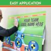IT'S A SKIN Dink Train Pad for Pickleball Practice - Wall Rebounder Training Aid - Volley Pad for Pickle Ball - Forehands, Backhands, Dinks, Volleys - Transform Wall into Pickleball Training Court