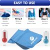 YQXCC 2 Pack Cooling Towel (47"x12") Ice Towel for Neck, Soft Breathable Chilly Towel, Microfiber Cool Towel for Yoga, Golf, Gym, Camping, Running, Workout & More Activities