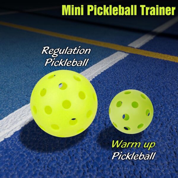 Mini Pickleball Training Balls - Warm Up Pickleball Drills, Enhance Reaction Time & Hand-Eye Coordination | Ideal Gift for All Ages and Skill Level