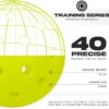 Franklin Sports Training Pickleballs - Training Pickleballs for Beginners + Skill Practice - 69mm or 80mm Outdoor Pickleballs - Pickleball 3 Pack - Optic Yellow