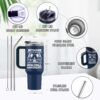 Pickleball Gifts, 40 Oz Tears of My Pickleball Oppnents Laser Engrave Tumbler with Handle & Straw, Sports Gift for Men, Gift for Sports Lovers, Pickleball Tumbler, Gifts for Fathers Day
