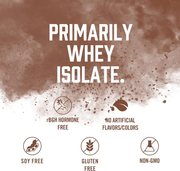 BioSteel Sports Chocolate 100% Whey Protein Powder Supplement, rBGH Hormone Free & Non-GMO Post Workout Formula, 25 Servings, 25.5 Ounces Trusted by Pro Athletes, NSF for Sport