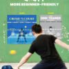 Pickleball Practice Rebounder, Beginner-Friendly Pickleball Training Pad Equipment to Quickly Improve Your Forehands, Dink Shots and Volleys
