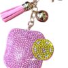 Popfizzy Rhinestone Keychain Accessories for Women, Car Keys Charms, Bling Keychain, Cute Purse Charms for Handbags