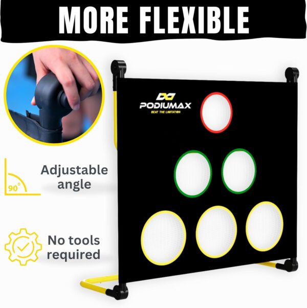 PodiuMax Pickleball Target Net, Portable Training Aid for Accuracy and Skill Development
