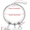 Pickleball Gifts for Women Stainless Steel Bracelets Pickleball Lover Gifts Pickleball Coach Gift Christmas Birthday Gifts for Pickleball Players Pickle Ball Gifts Funny Friendship Gifts for Women