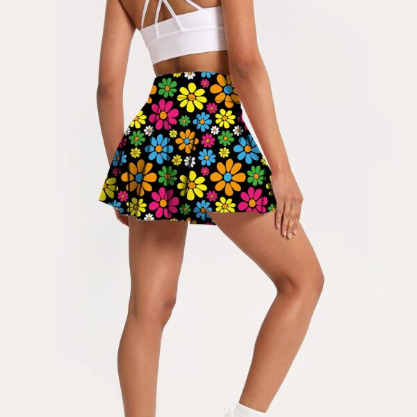 Women's Tennis Skirt Pleated Athletic Skirt with Shorts Pocket High Waisted Golf Skort for Workout Pickleball